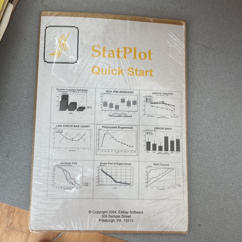 Stat plot Quickstart statistics software CD - Picture 2 of 10